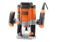 Black+Decker Kw1200e-Qs - Fräsbord - 1200 W - Spännpatron 6 Mm, 6,35 Mm, 8 Mm