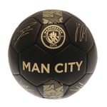 Manchester City FC Phantom Signature Football 1 Matt Svart/Guld Matt Svart/Guld 1