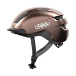 ABUS Casque de vélo PURL-Y - adapté aux trajets en VAE et au Speed Bikes - casque de protection stylé NTA adapté aux trajets en adultes et adolescents - Marron, taille M