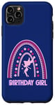 Coque pour iPhone 11 Pro Max Fée d'anniversaire arc-en-ciel mignonne fée anniversaire fille