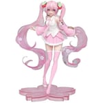 Caraele Anime Modell Anime Figur Action Figur Hatsune Miku Rosa 23cm Figurine Collection Staty Ornament Dekoration