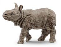 SCHLEICH - Figurine de l'univers des animaux sauvages - Bébé Rhinocéros Indie...