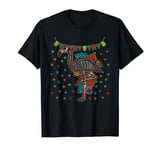 Sugar Skull Flamingo Halloween Kids T-Shirt