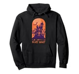 Halloween Scary Night Haunted House Spooky Vibes Pullover Hoodie