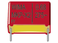 Wima Mkp-X2 5.6Uf 10% 305V Rm 37.5 1 St Mkp-X2 Kondensator För Brusreducering Med Radiell Tråd 5.6 Μf 305 V/Dc 10 % 37.5 Mm (L X B X H) 41.5 X 19 X 32 Mm