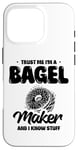 Coque pour iPhone 16 Pro Croyez-moi, je fabrique des bagels et je sais tout