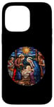 Coque pour iPhone 14 Pro Max True Story Crèche de Noël Jésus Chrétien Hommes Femmes Enfants