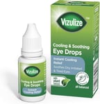 Cooling and Soothing Eye Drops 10ml - Instant Cooling Relief, Soothes Dry, Irri