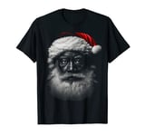 Santa Claus Black Xmas Santa Afro African American Proud T-Shirt