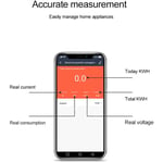 Tlily - Tuya Smart WiFi ÉLectricité kwh Compteur Din Rail Monophasé 100-230V avec 63A ct ac Meter App Moniteur en Temps RéEl Puissance