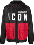 Dsquared2 Mens Icon Logo Printed Jacket in Black material_real_leather - Size X-Small