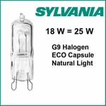 Ampoule SYLVANIA Halogène Dimmable Hi-Pin G9 2000H 18W-25W 230V Dimmable Dim