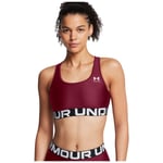 Under Armour Sports Bra Ladies Compression Support Mid Vest Crop Top HeatGear