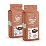 by Amazon Espresso Crema Ground Coffee, 500g (2 x 250g) - Rainforest Alliance Certified