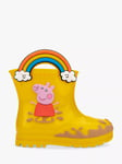 Melissa Kids' Peppa Pig Wellington Boots, Yellow/Multi