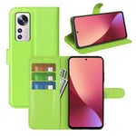 Xiaomi 12 Lite      Pu Wallet Case    [Green]