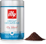 illy Coffee, Decaffeinated Ground Coffee, Medium Roast, 100% Arabica Coffee, 25