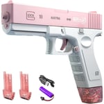 Vattenpistol, rosa vattenpistol, elektriska vattenpistoler för vuxna, vattenpistoler för barn, batteridriven vattenpistol för vattenkrig pink 2