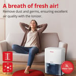 Inventor 20L/Day Dehumidifier, Digital Humidity Display, Wi-Fi, Ioniser, Sleep