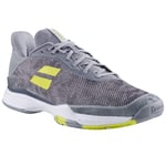 Babolat Men Chaussures de Tennis Homme Jet Tere All Court-Maintien, Amorti-Technologie Active Flexion-Semelle Respirante Ortholite-Marque Française-Grey/Aero, 45