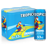 Boisson Aux Fruits Orange Ananas L'original Tropico - Le Pack De 6 Canettes De 33cl