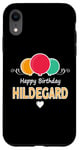 iPhone XR Hildegard happy birthday saying Case