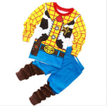 Toy Story Buzz Lightyear Woody Lapset Pojat T-paita Housut Asut Yöpuvut Yöpuvut Loungewear Pyjama Set-2