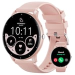 TIFOZEN Smart Watch for Women(Answer/Make Calls), 1.39" HD Full Touch Fitness Watch with Heart Rate/Blood Oxygen/Sleep Monitor, Activity Tracker, 30 Sport Modes, IP68 Waterproof for Android iOS, Pink