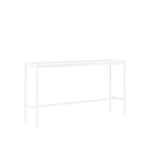 Muuto - Base High Table - 190 x 50 cm, Skiva - Vit laminat - Vit plastkant, Underrede - Vit, Höjd - 105 cm - Barbord - Mika Tolvanen - Hvit - Metall/Tre/Plast