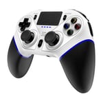 iPega Ninja PG-P4010B Trådløs controller / GamePad PS4 touchpad (hvid)