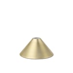 Ferm Living Collect Cone lampskärm mässing