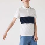 Lacoste Mens Colourblock Polo Shirt in Multi colour - Multicolour material_cotton - Size Medium