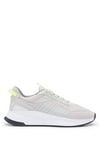 BOSS Mens TTNM EVO Runn TTNM EVO Mixed-Material Trainers with Leather and Suede Size 6