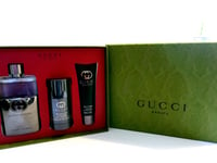 Gucci Guilty Gift Set, EDT spray 90ml, Deodorant Stick 75ml, Shower gel 50ml