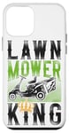 iPhone 12 mini Lawn Mower Mowing Dad Father Landscaper Tractor Lawn Mower Case