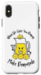 iPhone X/XS Funny Life Gives You Demons Make Demonade Lemons Lemonade Case