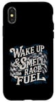 iPhone X/XS Wake Up & Smell the Race Fuel Men's Racing Wake-Up Call Case