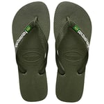 Havaianas Brasil Logo Green/Green 29/30