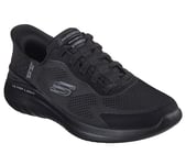 Skechers Homme Hands-Free Slip-ins Bounder 2.0 Emerged Basket, Maille synthétique Noire, 39.5 EU