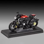 1:18 Scale Ducati The Devil Alloy Scootter Urheilupyörä Diecasts Lasten Lelut Moottoripyörät Ajoneuvot Kilpamallikopiot Lahja pojille