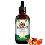 Batana Oil for Hair Growth, Batana Oil Organic Cold Press, 100% Natural Batana Hair Oil, Repairs Damaged Hair, Prevent Hair Loss, Batana Oil for Men & Women,120ml