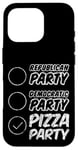 Coque pour iPhone 16 Pro Republican Party Decromatic Party Pizza Party --