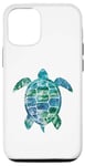 Coque pour iPhone 12/12 Pro Save The Turtles Tortue de mer Animaux Océan Tortue de mer