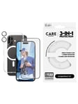 CARE by PanzerGlass Flagship 3-in-1 Bundle iPhone 16