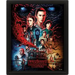 Pyramid International Stranger Things Framed 3D Poster (Vecna Design) 25cm x 20cm x 1.3cm Framed Wall Art and 3D Wall Art Pictures in Picture Frame - Official Stranger Things Merchandise