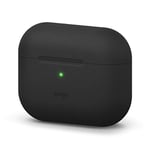 elago Coque Original Compatible avec Apple AirPods Pro - Coque de Protection, Silicone de Haute Qualité [Test d'ajustement] (Noir)