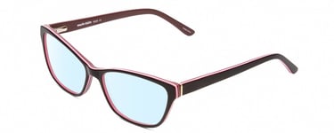 Marie Claire MC6223 Cat Eye Blue Light Glasses in Black Wine Red Pink White 54mm