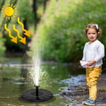 Pompe solaire 1.4W autoportant flottant solaire oiseau bain pompes à eau pour jardin fontaine solaire flottant eau jardin décor # T2