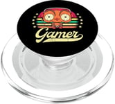 Vintage Gaming Video Game Players Teenage Boys Men Gamer PopSockets PopGrip for MagSafe