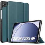 TiMOVO Coque Compatible avec Samsung Galaxy Tab A9 8,7" 2023, Étui de Protection Fin et Léger avec Dos en PC Rigide pour Samsung Galaxy Tab A9 8,7" SM-X110/X115/X117, Bleu Vert